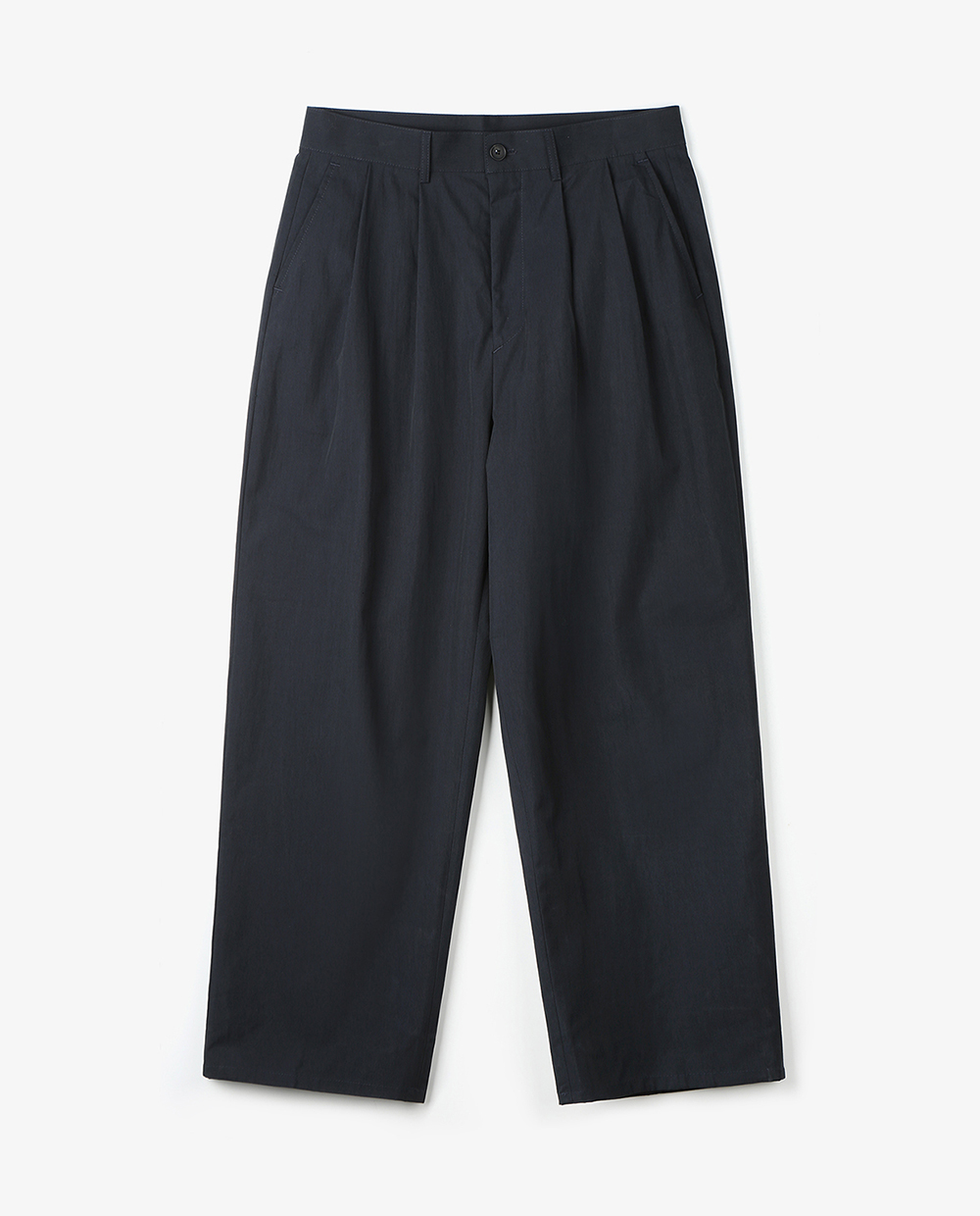 CN WIDE TWO TUCKED PANTS (NAVY)